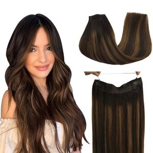 Goo Goo hair extension. Human hair. 12”